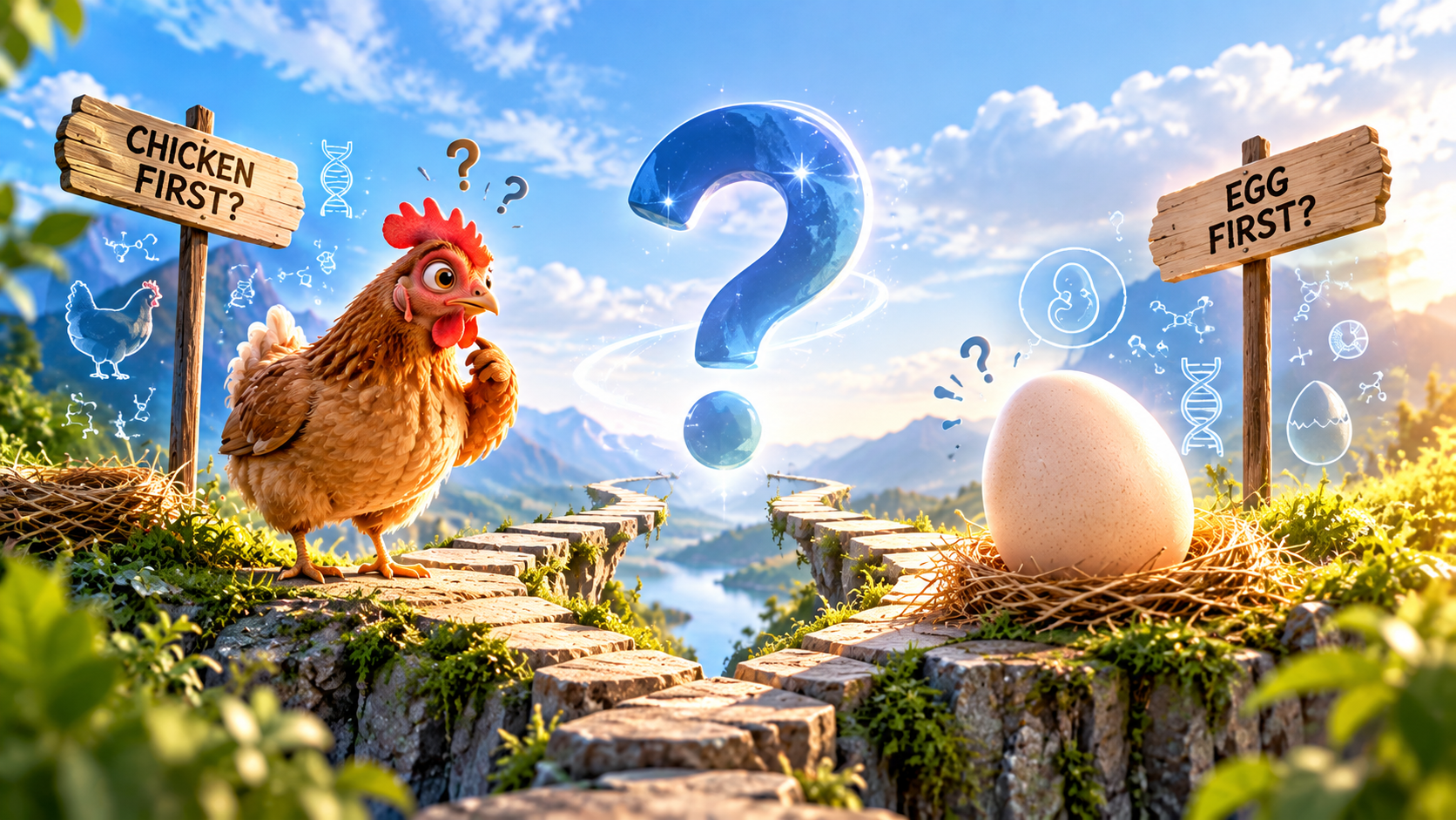 What Came First: The Chicken or the Egg? cover