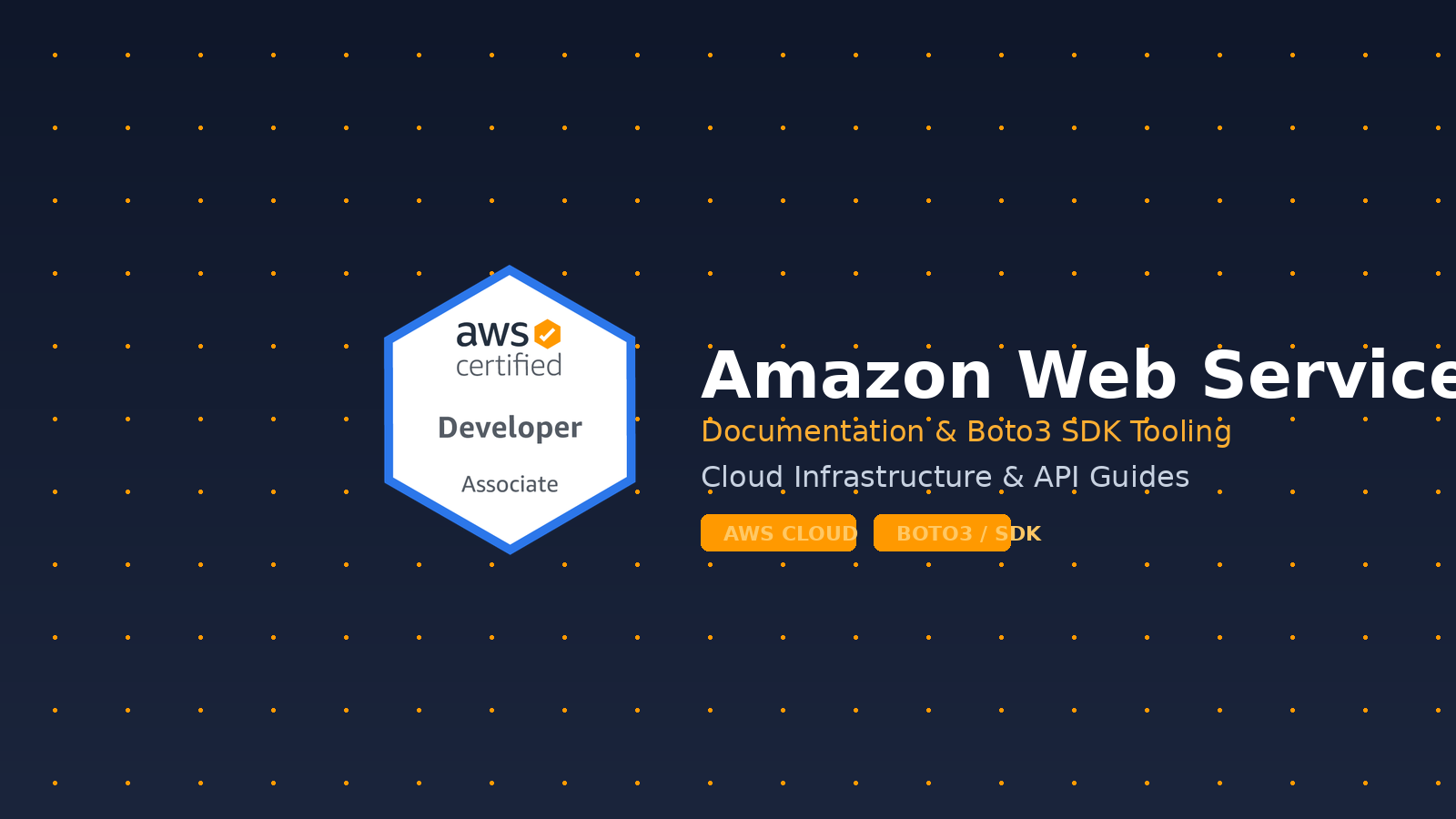 AWS Documentation & Boto3 SDK preview